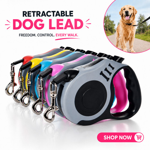 Retractable dog lead - retractable,